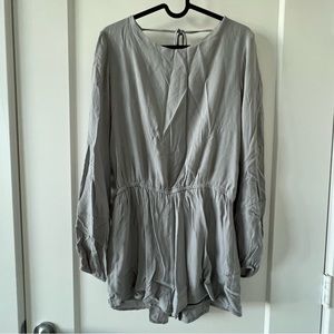 Romper- Lulus Long sleeve, open back
